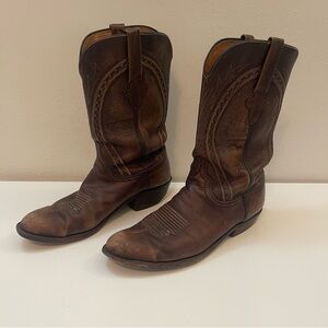 Lucchese Mens Western Boots Size 11D Damaged